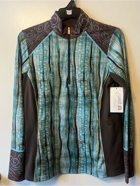 Arista Equestrian Saguaro 1/4 Zip LS Shirt Ladies Medium